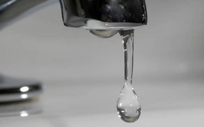 Dripping tap, sink basin, Lancs UK